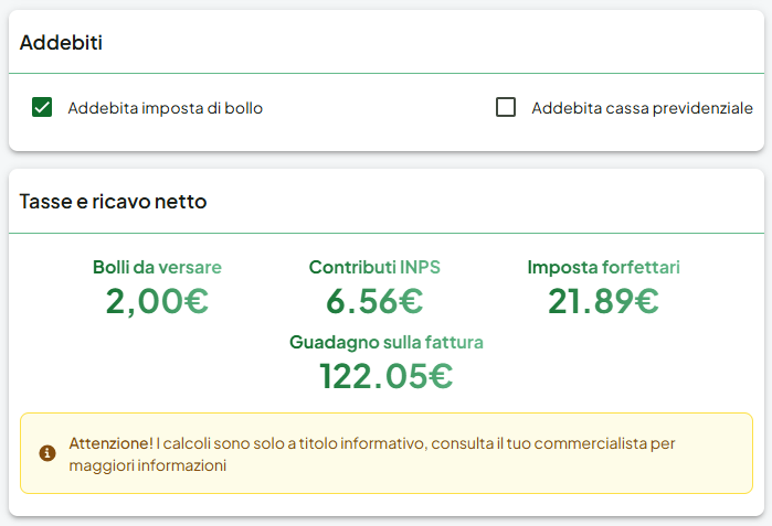 Bello fatturare... ma sapere in anticipo quanto guadagnare è ancora meglio!
